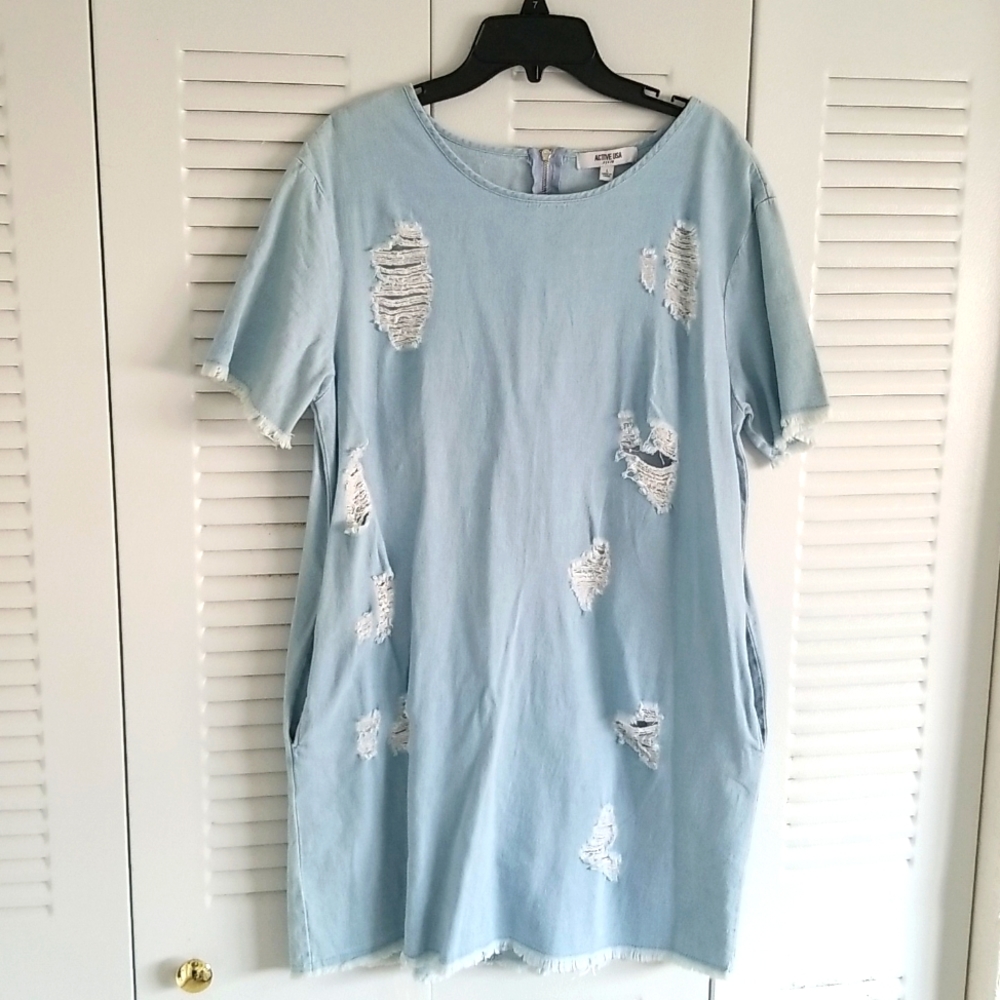 Denim dress